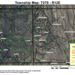 Wing Butte T27S R12E Township Map Preview 1