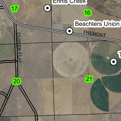 Schoolhouse Creek T34S R19E Township Map Preview 2