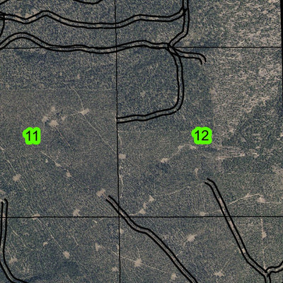 Oatman Flat T27S R13E Township Map Preview 3