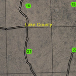 Peters Butte T24S R19E Township Map Preview 2