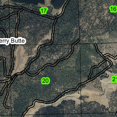 Strawberry Reservoir T40S R16E Township Map Preview 2