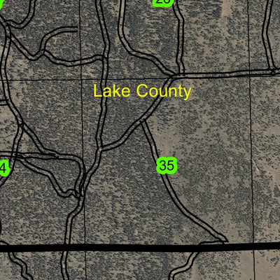South Ice Cave T23S R14E South Township Map Preview 2