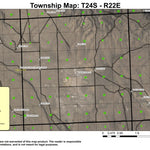 Stauffer T24S R22E Township Map Preview 1