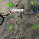 Stone Corral Lake T34S R26E Township Map Preview 2