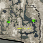 Stone Corral Lake T34S R26E Township Map Preview 3