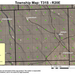 Twin Buttes T31S R20E Township Map Preview 1