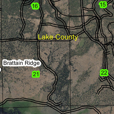 Sycan Butte T31S R14E Township Map Preview 2