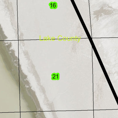 Summer Lake T31S R17E Township Map Preview 2