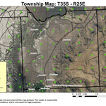 Swamp Lake T35S R25E South Township Map Preview 1