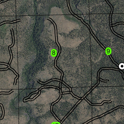 Thompson Reservoir T30S R14E Township Map Preview 3