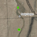 Rocky Canyon T39S R28E West Township Map Preview 3