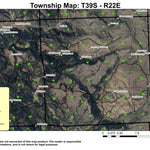 Sage Hen Butte T39S R22E Township Map Preview 1