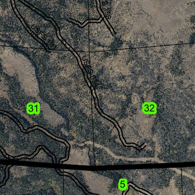 Sage Hen Butte T39S R22E Township Map Preview 3