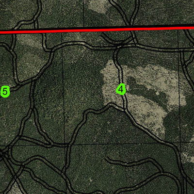 Willow Butte T23S R13E North Township Map Preview 2