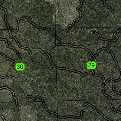 Willow Butte T23S R13E North Township Map Preview 3