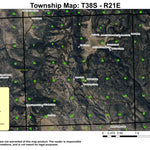 Warner Canyon Ski Area T38S R21E North Township Map Preview 1