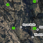 Warner Canyon Ski Area T38S R21E North Township Map Preview 2