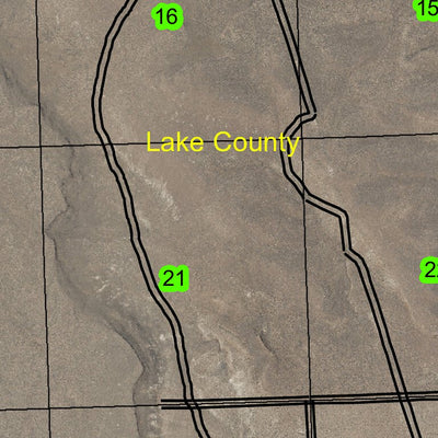 Saunders Rim T29S R21E Township Map Preview 2