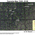 Willow Butte T23S R13E South Township Map Preview 1