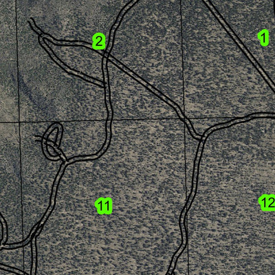 Willow Butte T23S R13E South Township Map Preview 3
