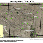 Skirk Lake T38S R27E Township Map Preview 1