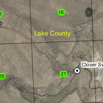 Skirk Lake T38S R27E Township Map Preview 2