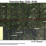 South Ice Cave T23S R14E North Township Map Preview 1