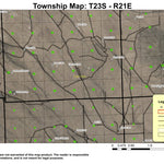 Studhorse Butte T23S R21E South Township Map Preview 1