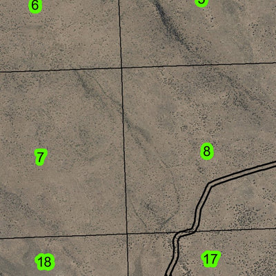 Studhorse Butte T23S R21E South Township Map Preview 3