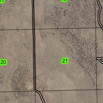 Table Mountain T25S R16E Township Map Preview 2