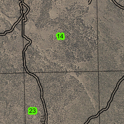 Table Mountain T25S R16E Township Map Preview 3