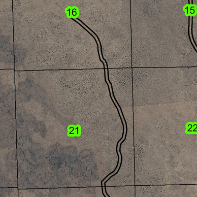 Twin Buttes T24S R17E Township Map Preview 2