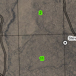 Twin Buttes T24S R17E Township Map Preview 3