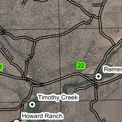 Ward Lake T28S R13E Township Map Preview 2