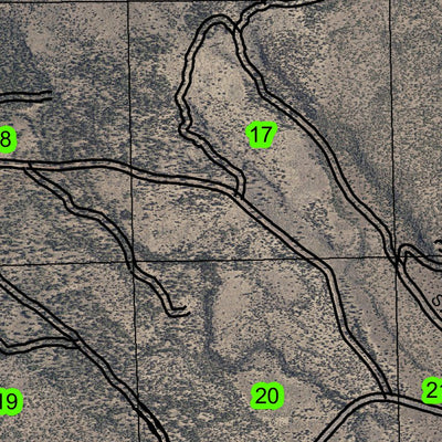 Ward Lake T28S R13E Township Map Preview 3