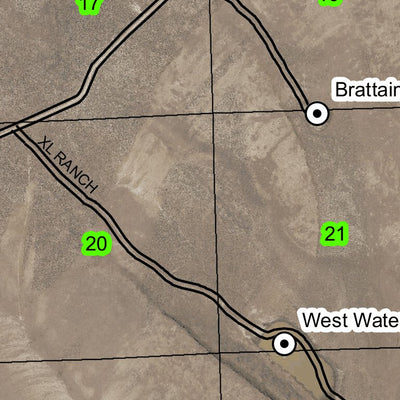 West Waterhole T31S R21E Township Map Preview 2