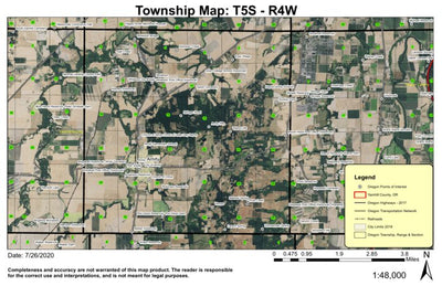 Amity T5S R4W Township Map Preview 1