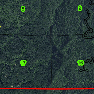 Burnt Ridge T4S R8W Township Map Preview 3