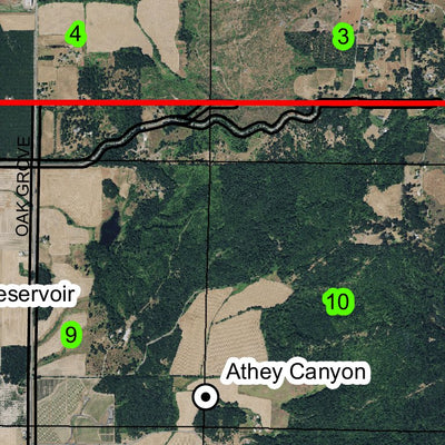 Goffrier Pond T6S R3W Township Map Preview 3