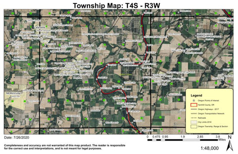 Dayton T4S R3W Township Map Preview 1