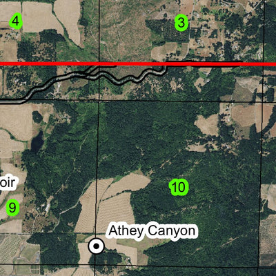 Eola Hills T6S R4W Township Map Preview 3