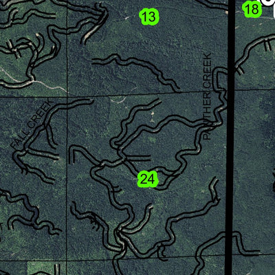 Walker Creek Reservoir T3S R6W Township Map Preview 2