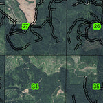 Walker Creek Reservoir T3S R6W Township Map Preview 3