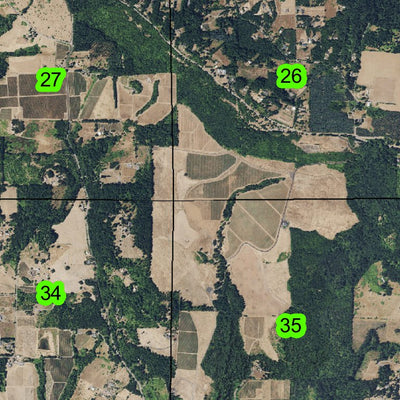 Ribbon Ridge T2S R3W Township Map Preview 3