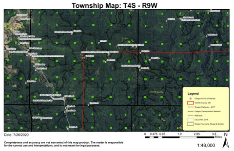 South Lake T4S R9W Township Map Preview 1