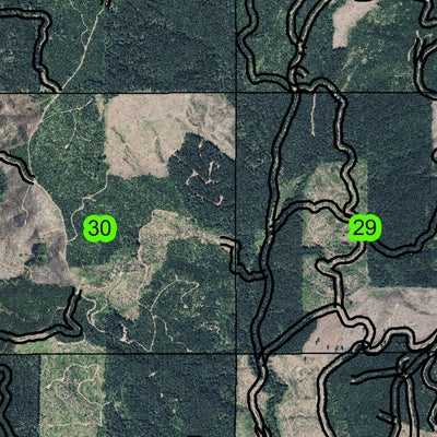 Springer Mountain T4S R7W Township Map Preview 3