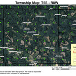Yoncalla Creek T5S R8W Township Map Preview 1