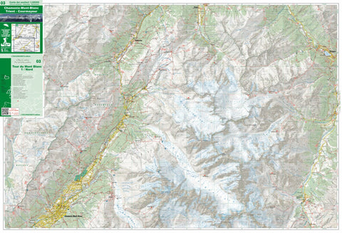 Chamonix – Trient – Courmayeur Nord 1:25.000 Preview 1