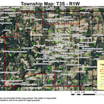 Wilsonville T3S R1W Township Map Preview 1