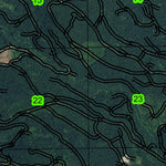 Big Green Mountain T8S R2E Township Map Preview 2